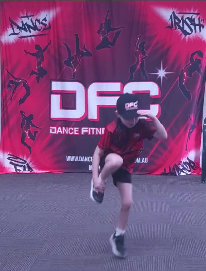 DFC student developing Breaking skills during Hip Hop training