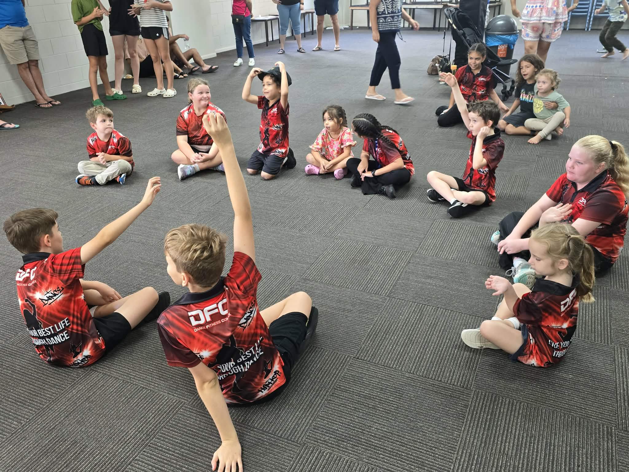 Dance Fitness Complex Hip Hop students training together in Townsville